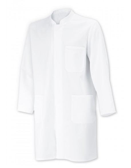 BLOUSE MEDICALE MED&CARE UNISEXE BLANCHE ISO 15797