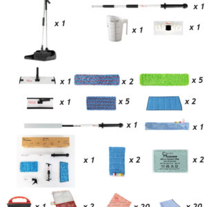 KIT Professionnel de nettoyage et de désinfection des ambulances sans chariot