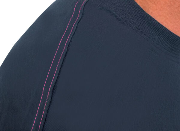 Tee-Shirt 2004 Infinity Bio certifié Eco-Green Version Fuchsia – Image 3
