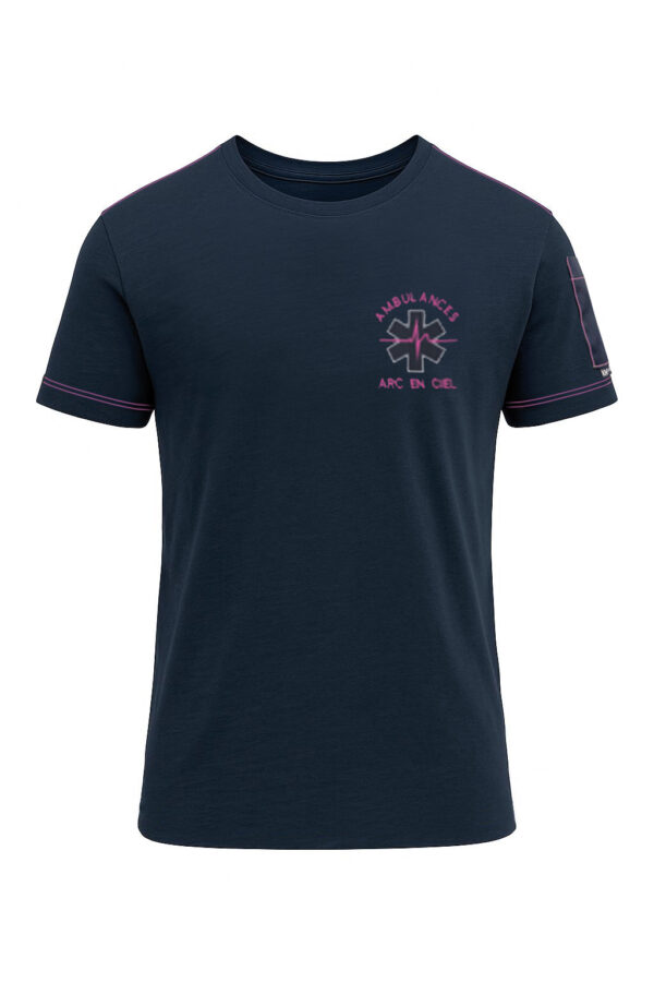 Tee-Shirt 2004 Infinity Bio certifié Eco-Green Version Fuchsia
