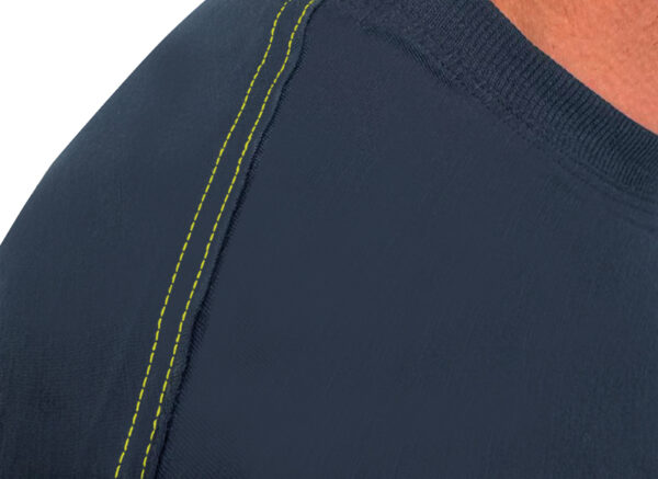 Tee-Shirt 2004 Infinity Bio certifié Eco-Green Version Jaune fluo – Image 3