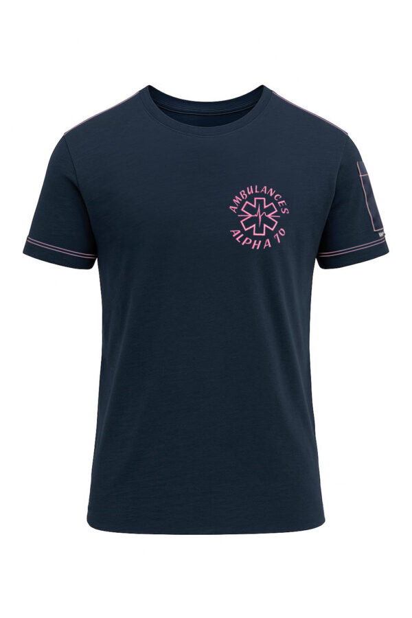 Tee-Shirt 2004 Infinity Bio certifié Eco-Green Version Rose