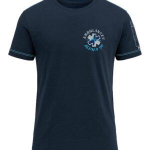Tee-Shirt 2004 Infinity Bio certifié Eco-Green Version Bleu turquoise