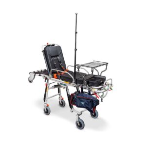 Pied à perfusion télescopique pliable