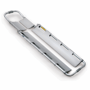 BRANCARD CUILLÈRE ATRAUMATIQUE ANODISÉ GRIS PROMETEUS CERTIFIÉ EN 1866