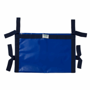 SAC MORTUAIRE BLEU À 8 POIGNÉES