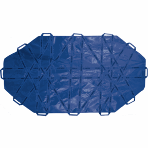 SAC MORTUAIRE BLEU AVEC 12 POIGNÉES POUR PERSONNES OBÈSES