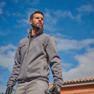 Veste polaire 2 en 1 avec manches amovibles