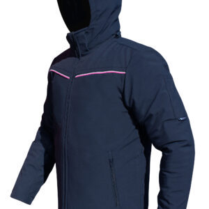 BLOUSON 2 EN 1 2004 INFINITY TSI - AVEC DOUBLE LISERÉS Gris et fuchsia