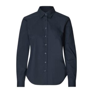 CHEMISE MANCHES LONGUES FEMME POPLIN STRETCH SANS REPASSAGE