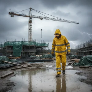 Vêtement de pluie chantier – rester au sec | KM Concept - vetement pluie chantier respirant